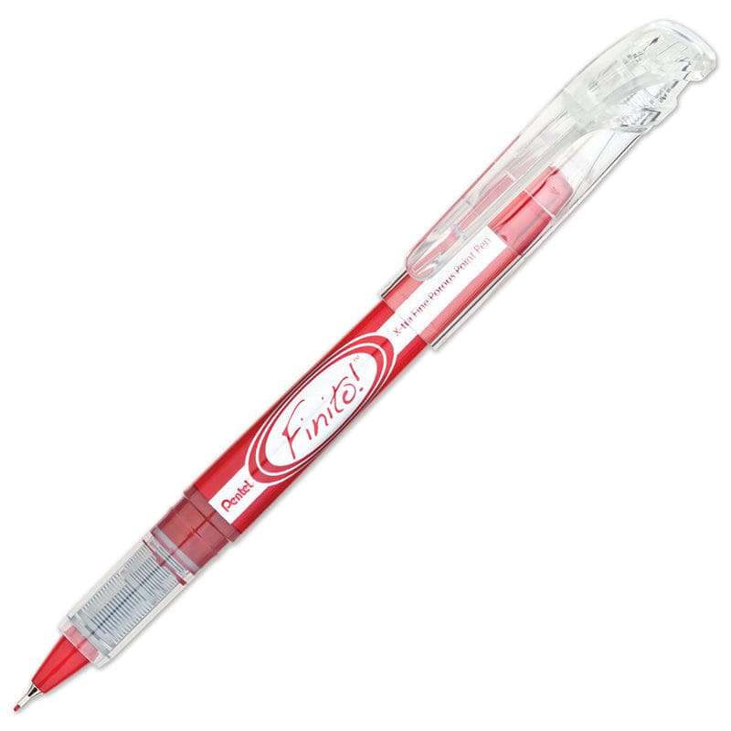 Pentel Finito Red Porous Point Pen Extra Fine Point (Pack of 12) - Pens - Pentel Of America