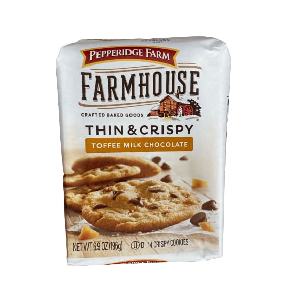 Pepperidge Farm Pepperidge Farm Farmhouse Thin & Crispy Toffee Cookies, Multiple Choice Flavor, 6.9 Oz Bag