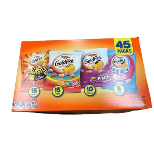 Pepperidge Farm, Goldfish, Crackers, Classic Mix, 58 oz, Variety Pack, 45-count - ShelHealth.Com