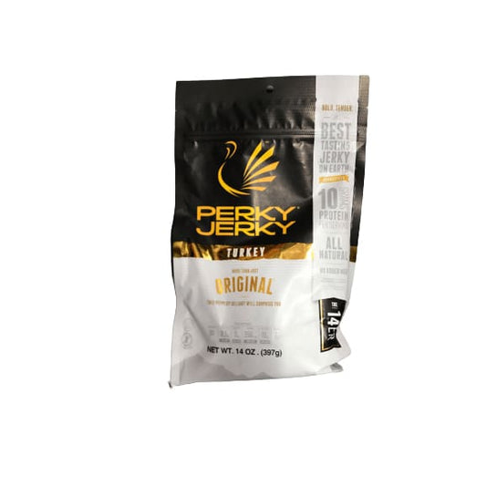Perky Jerky Perky Jerky Original Turkey Jerky, Low Sodium, 14 oz.