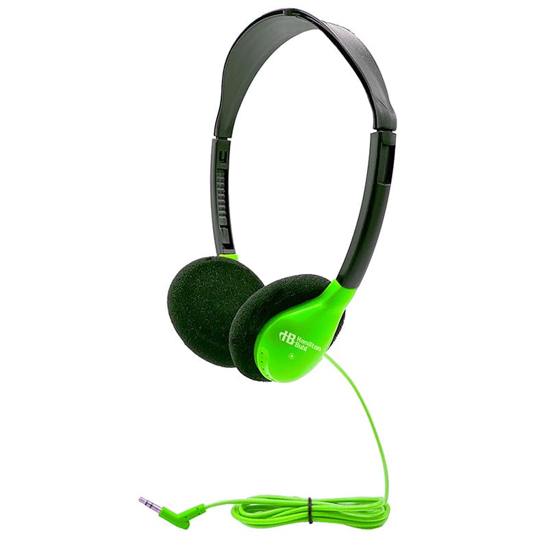 Personal Onear Stereo Headphone Grn (Pack of 6) - Headphones - Hamilton Electronics Vcom