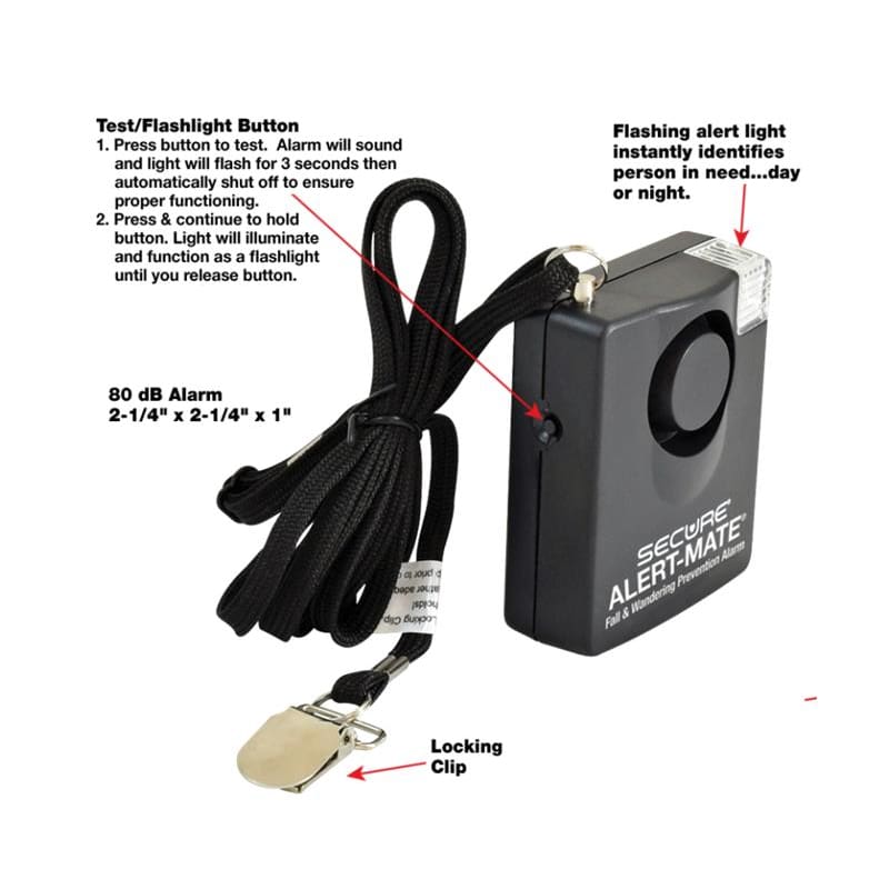 Personal Safety Secure Alertmate Pull String Alarm 80 Db - Nursing Supplies >> Alarms - Personal Safety