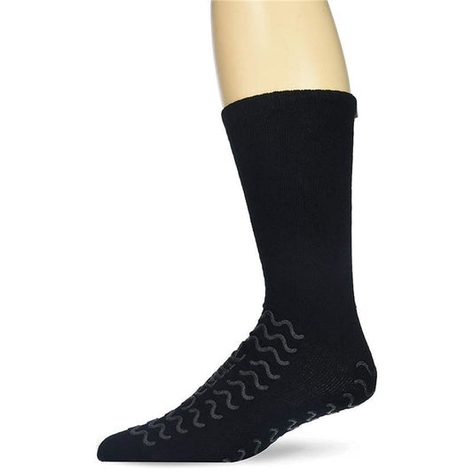 Personal Safety Socks Non-Skid One Size Black Pair (Pack of 2) - Apparel >> Stockings and Socks - Personal Safety