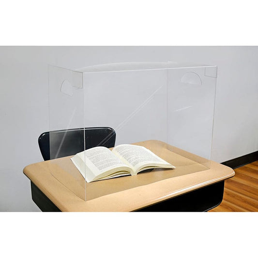 Personal Space Dsk Divider Clear Lg For Middle School-High School (Pack of 8) - Wall Screens - The Pencil Grip