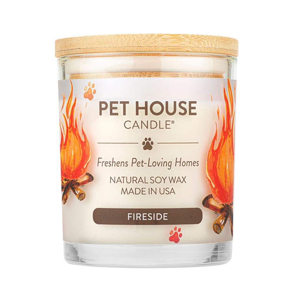 Pet House Candle Fireside Large Case of 3 - Pet Supplies - Pet