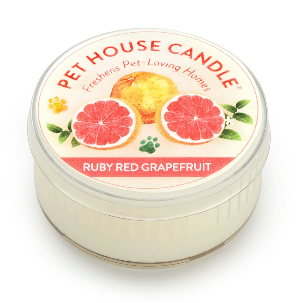 Pet House Candle Grapefruit Mini Case of 12 - Pet Supplies - Pet House
