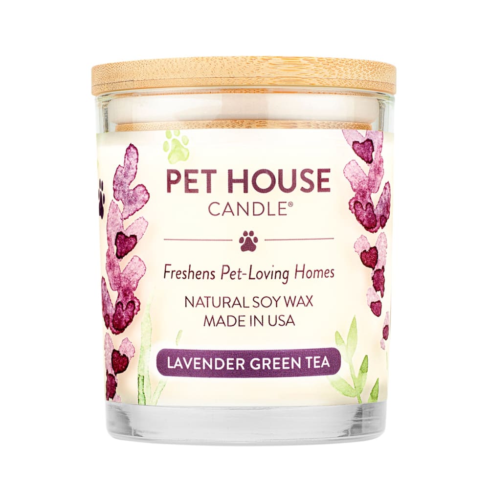 Pet House Candle Lavender Green Tea Large Case of 3 - Pet Supplies - Pet