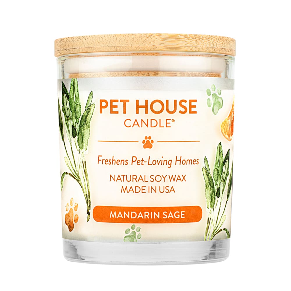 Pet House Candle Mandarin Sage Large Case of 3 - Pet Supplies - Pet