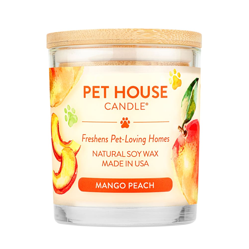 Pet House Candle Mango Peach Large Case of 3 - Pet Supplies - Pet