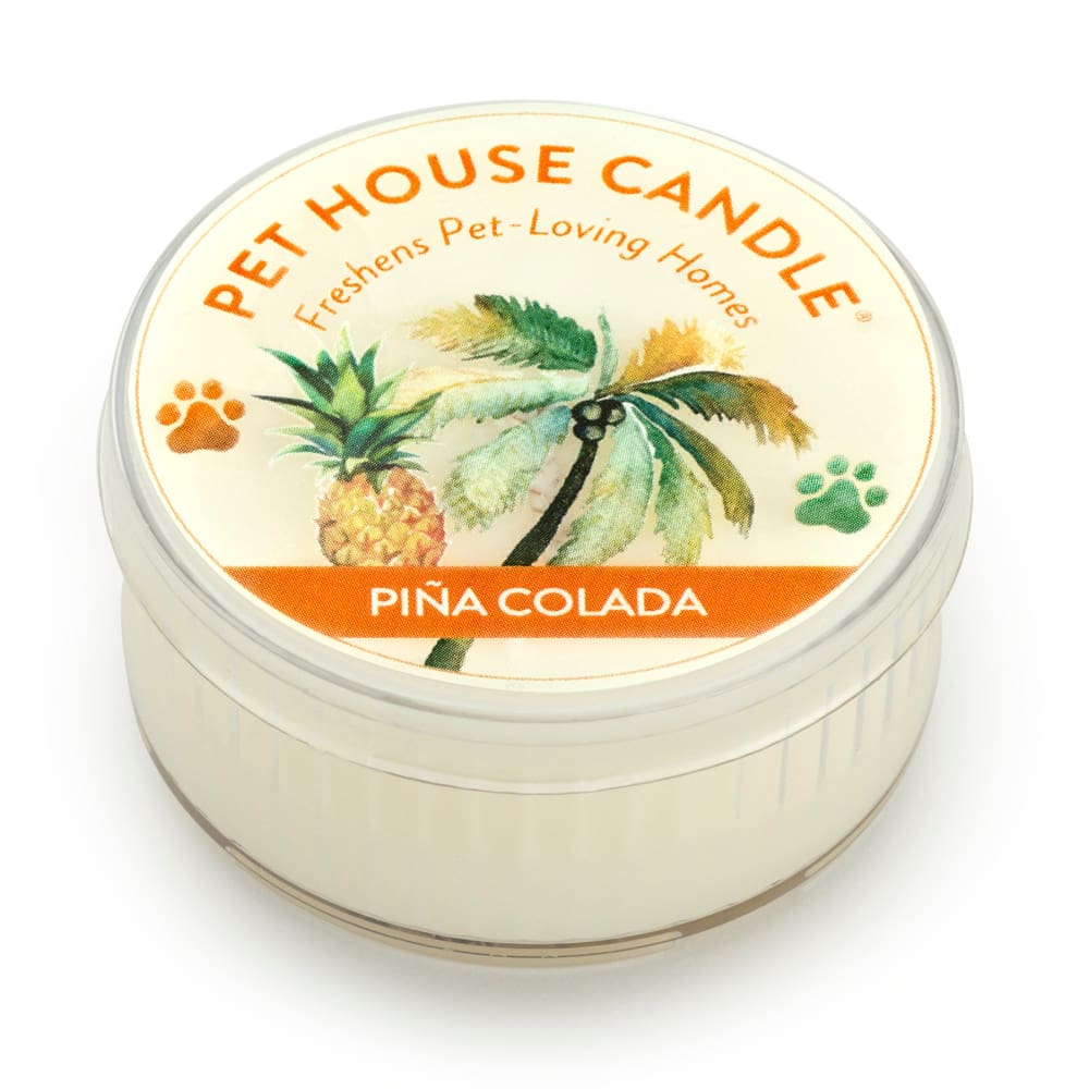 Pet House Candle Pina Colada Mini Case of 12 - Pet Supplies - Pet House