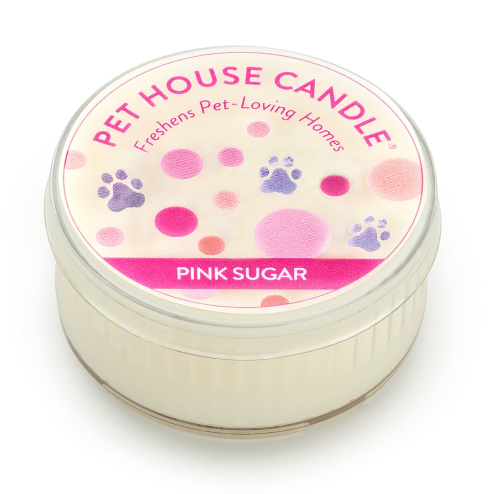 Pet House Candle Pink Sugar Mini Case of 12 - Pet Supplies - Pet House
