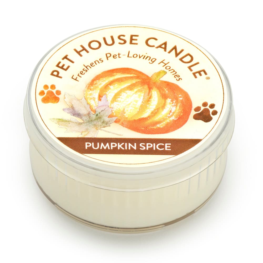 Pet House Candle Pumpkin Spice Mini Case of 12 - Pet Supplies - Pet House