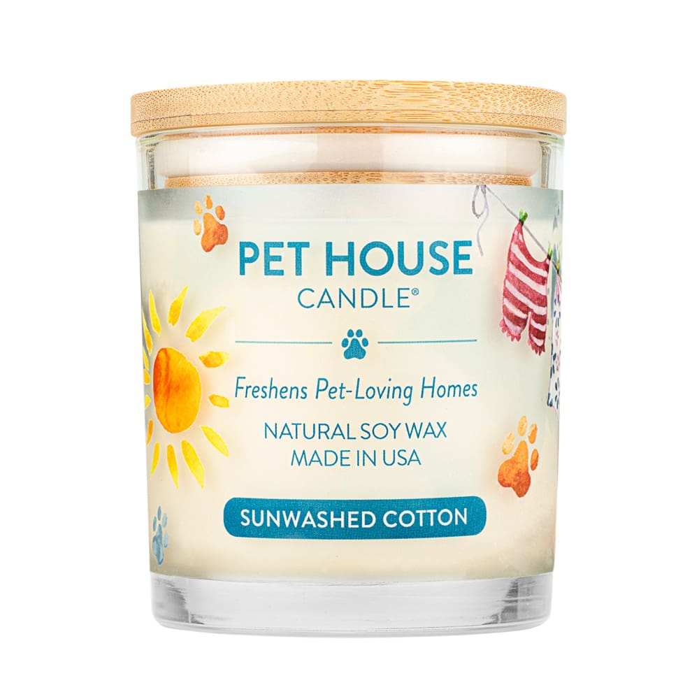 Pet House Candle Sunwashed Cotton Large Case of 3 - Pet Supplies - Pet