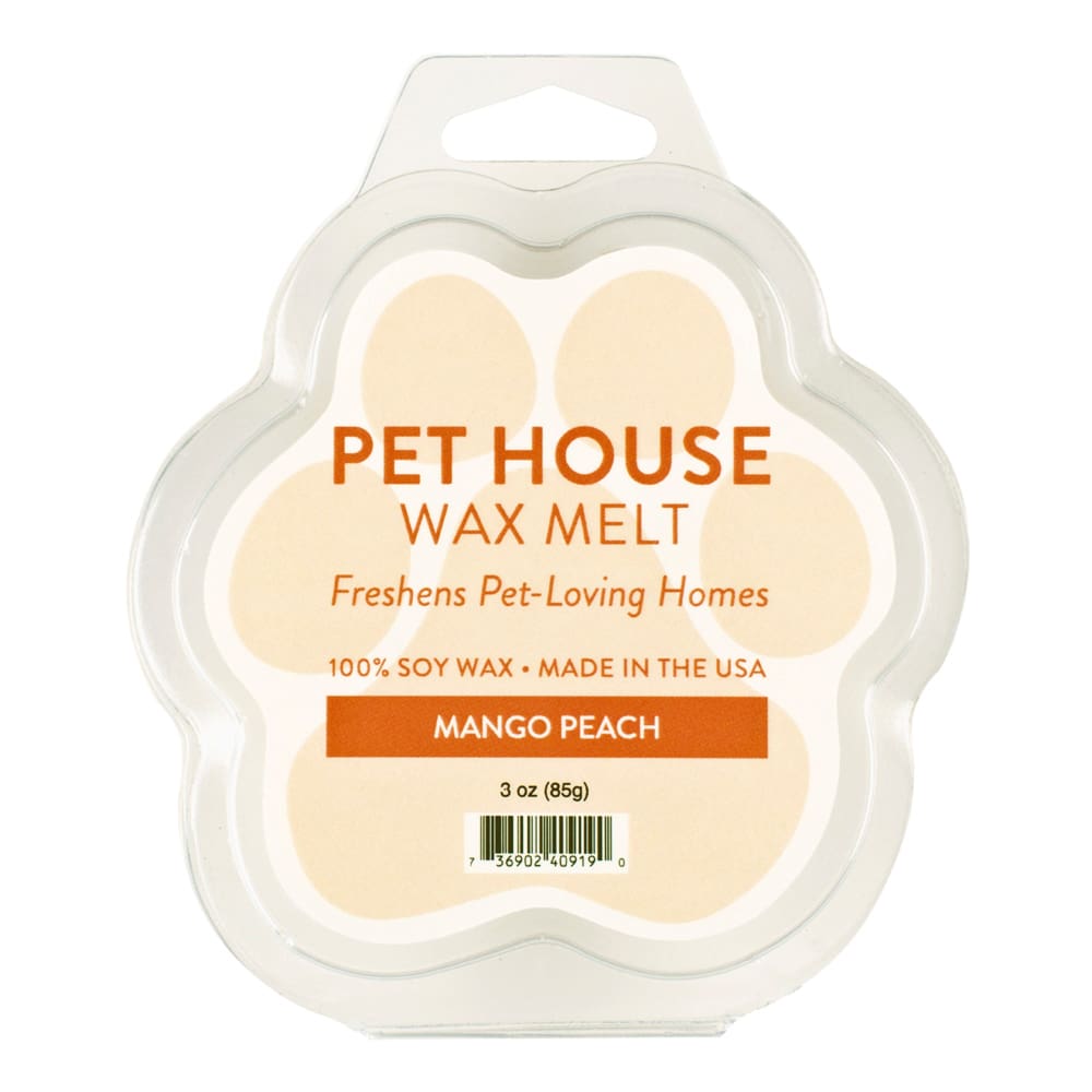 Pet House Candle Wax Melt Mango Peach Case of 12 - Pet Supplies - Pet House