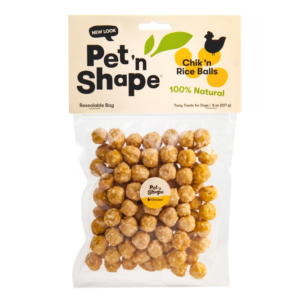 Pet N Shape Chik n Rice Balls Dog Treats 8 oz - Pet Supplies - Pet