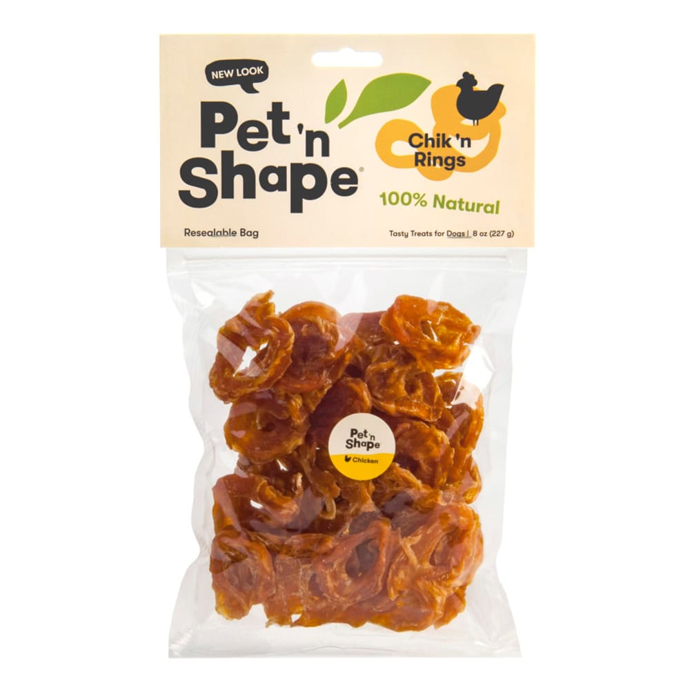 Pet N Shape Chik N Rings Dog Treat 8 Oz - Pet Supplies - Pet