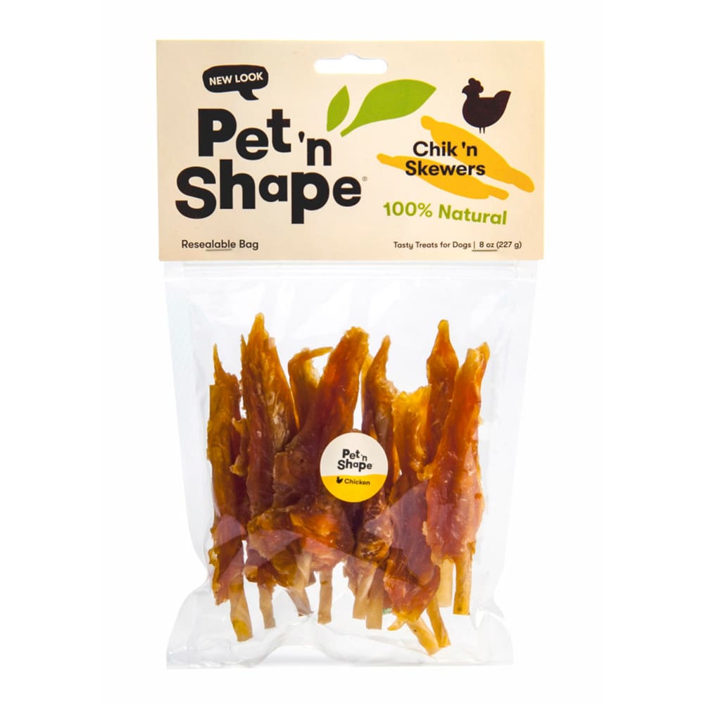 Pet N Shape Chik n Skewers Dog Treat 8 oz - Pet Supplies - Pet