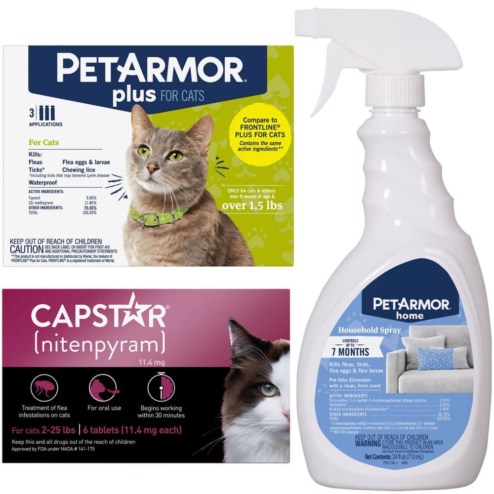 PetArmor Plus Flea & Tick Bundle for Cats - Flea & Tick - PetArmor Plus