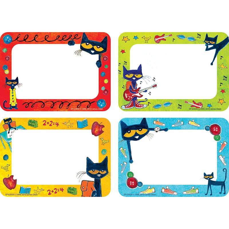 Pete The Cat Name Tags/Labels (Pack of 10) - Name Tags - Teacher Created Resources