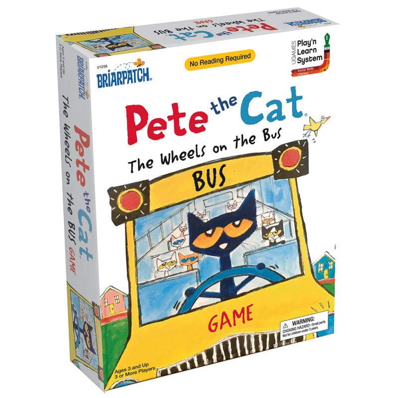 Pete The Cat Wheels On The Bus Game (Pack of 2) - Games - University Games