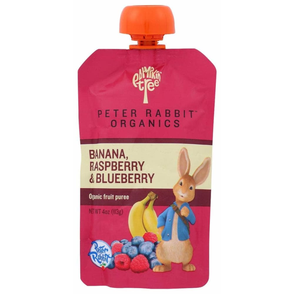 PETER RABBIT ORGANICS PETER RABBIT Baby Rspbry Bnnna Bluebry, 4 oz