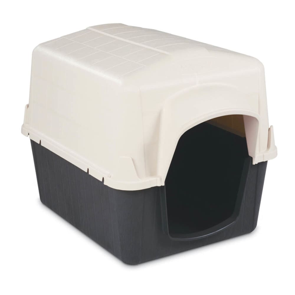 Petmate Barnhome III Dog House Bleached Linen Black Medium - Pet Supplies - Petmate
