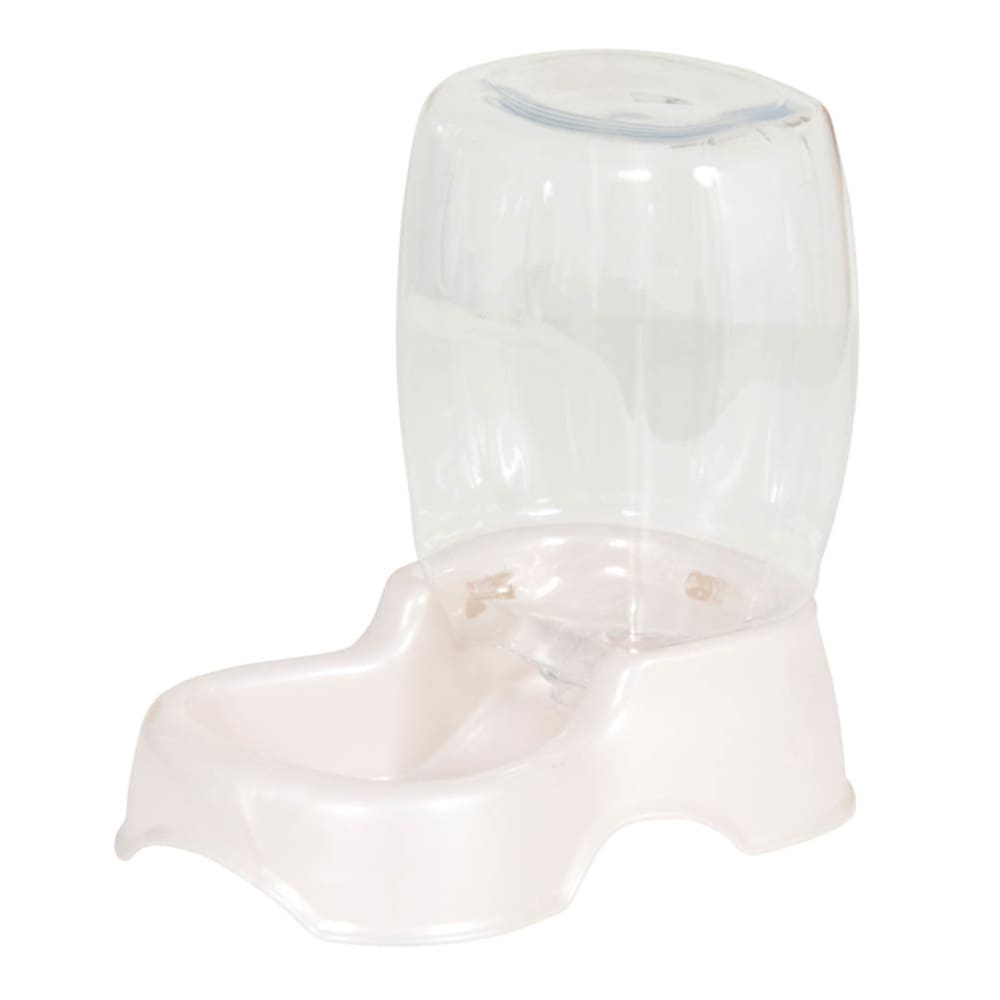 Petmate Pet Cafe Waterer Pearl Silver Extra-Small - Pet Supplies - Petmate