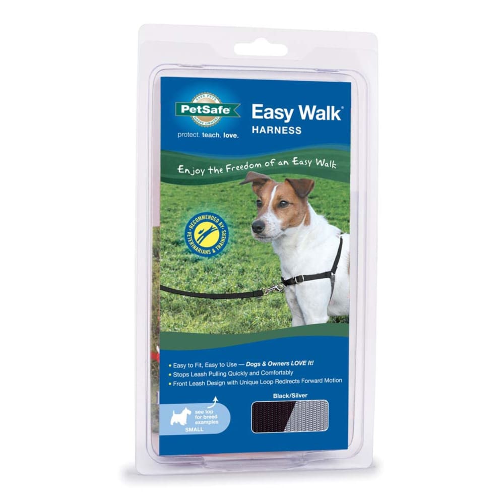 PetSafe Easy Walk Dog Harness Black; Silver Small - Pet Supplies - PetSafe