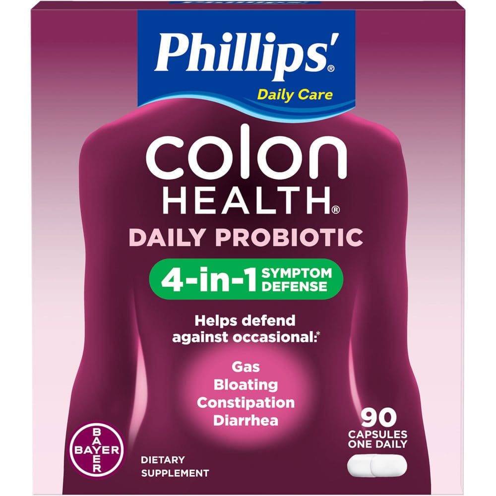 Phillips’ Colon Health Probiotic Supplement (90 ct.) - Probiotics & Fiber - Phillips’ Colon