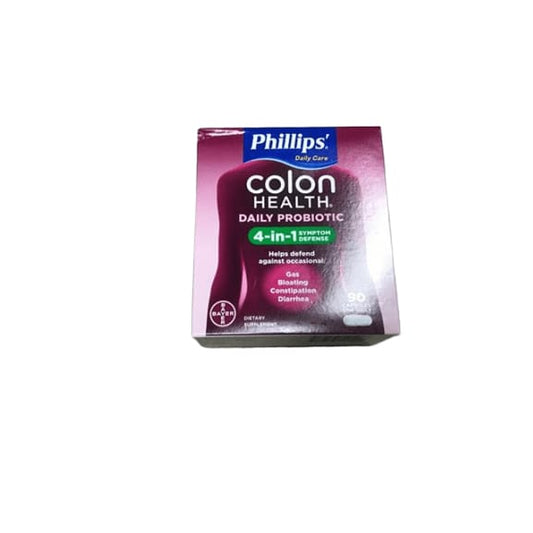 Phillips' Colon Health Probiotic Supplement Capsules, 90 ct. - ShelHealth.Com