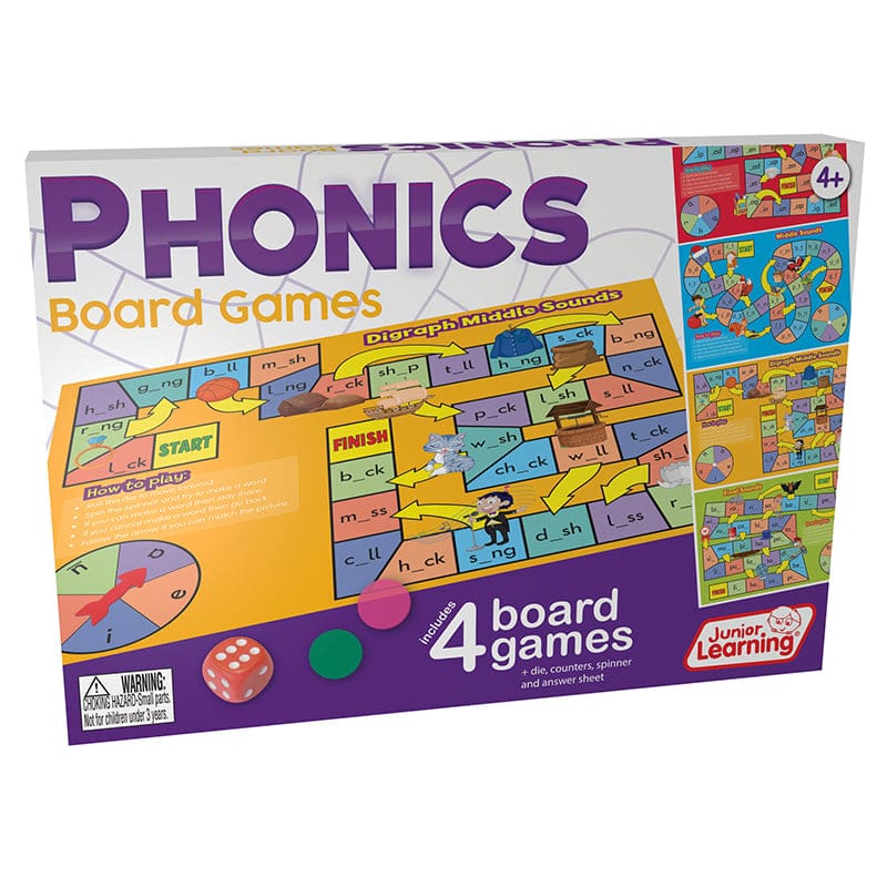 Phonics Board Games (Pack of 2) - Language Arts - Junior Learning