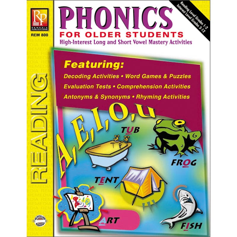 Phonics For Older Students (Pack of 3) - Phonics - Remedia Publications