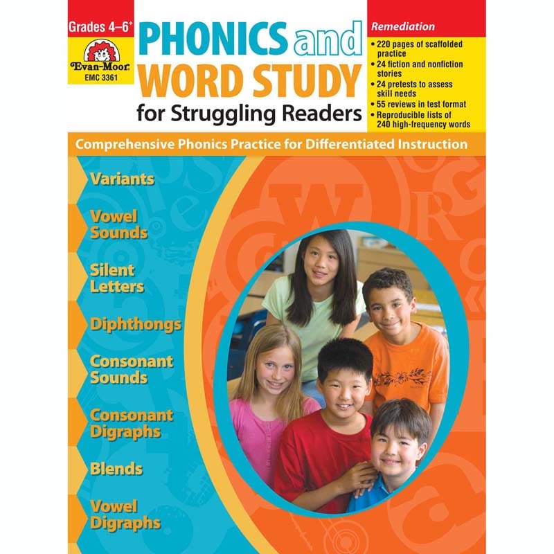 Phonics & Word Study For Struggling Readers - Phonics - Evan-moor