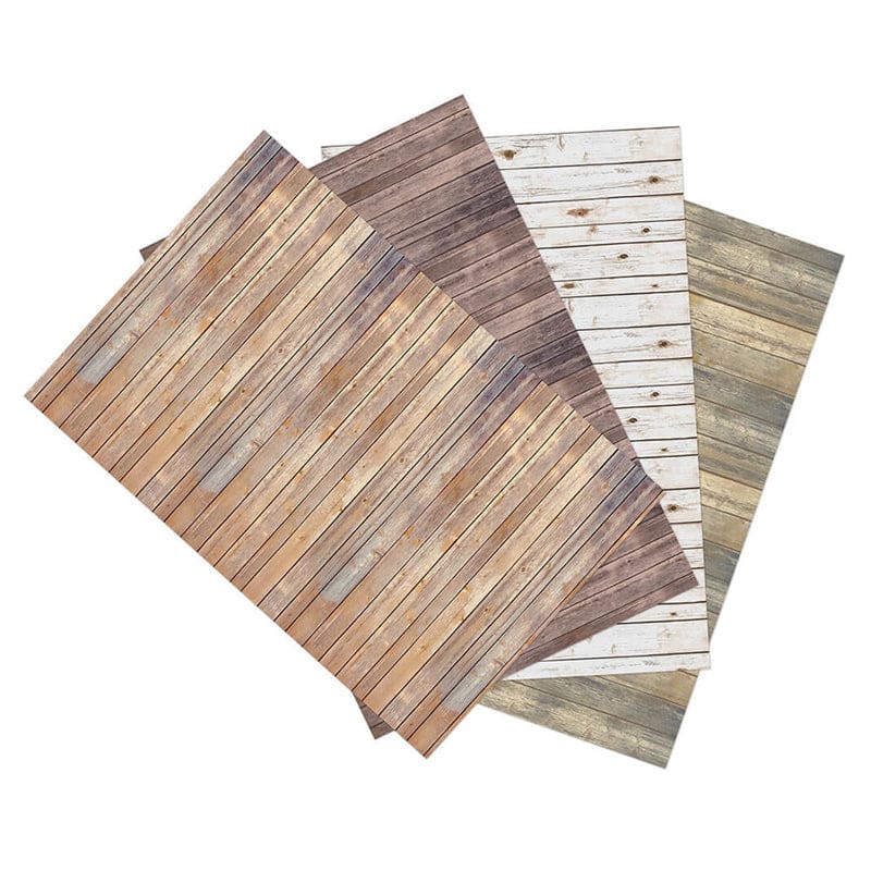 Phtgraphy Backdrop Paper Asrtd Wood - Bulletin Board & Kraft Rolls - Dixon Ticonderoga Co - Pacon