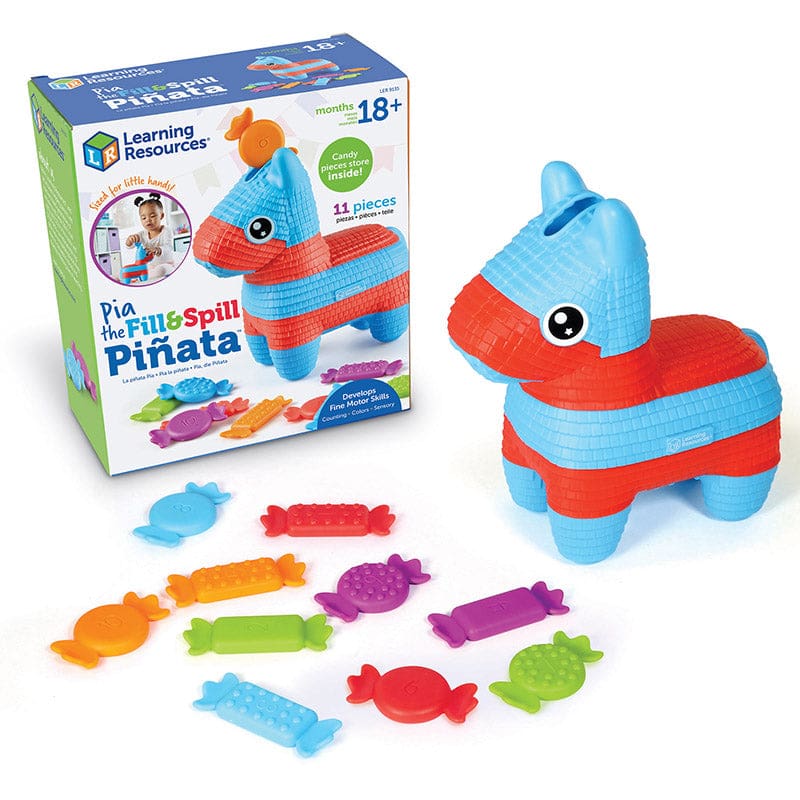 Pia The Fill & Spill Pinata (Pack of 2) - Hands-On Activities - Learning Resources