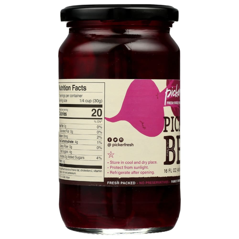 PICKERFRESH Pickled Beets, 16 oz (Case of 3) ShelHealth