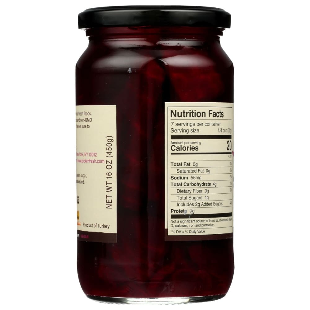 PICKERFRESH Pickled Beets, 16 oz (Case of 3) ShelHealth
