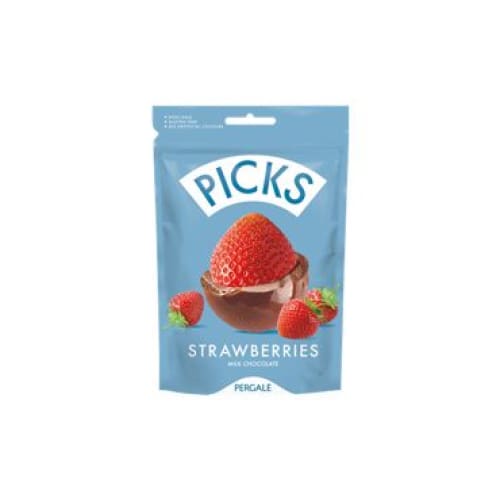 Picks Strawberries with Milk Chocolate 3.17 oz (90 g) - PICKS