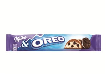 Milka Sweet Milk Chocolate with Oreo Pieces Candy Snack Bar 1.3 oz (37 g) - Milka