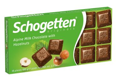 Schogetten Milk Chocolate with Hazelnuts 3.5 oz (100 g) - Schogetten