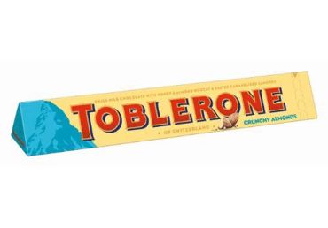 Toblerone Milk Chocolate with Almonds 3.5 oz (100 g) - Toblerone