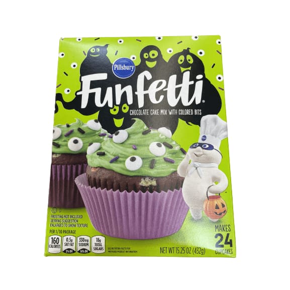 Pillsbury Funfetti Halloween Cake Mix , Multiple Choice Flavor, 15.25 ...
