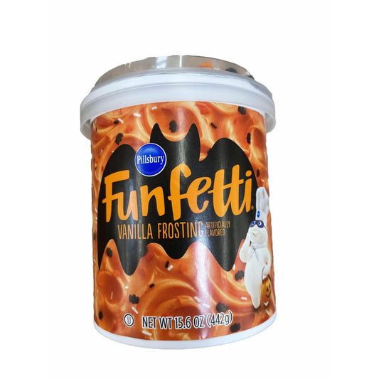 Pillsbury Pillsbury Funfetti Halloween ,Multiple Choice Flavor, 15.6 Oz Tub