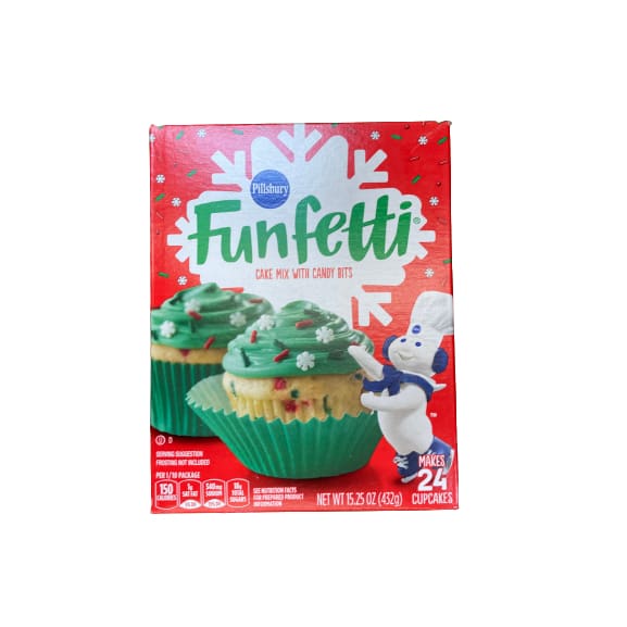 Pillsbury Funfetti Holiday Cake Mix with Candy Bits 15.25 Oz Box - Pillsbury