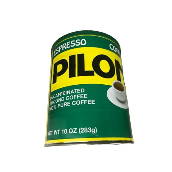 Pilon Decaffeinated Espresso Coffees, 10 Ounce - ShelHealth.Com
