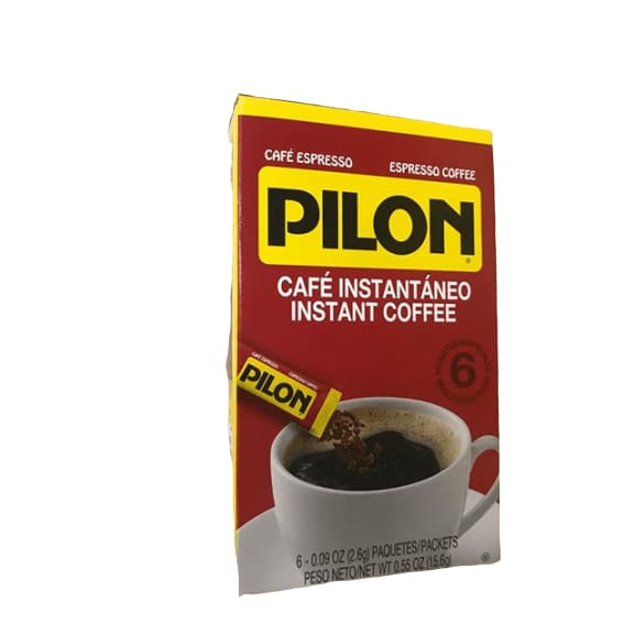 Pilon Espresso Coffee Instant, 6 x 0.09 oz - ShelHealth.Com