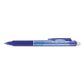 Pilot Frixion Clicker Erasable Gel Pen Retractable Extra-fine 0.5 Mm Black Ink Black Barrel Dozen - School Supplies - Pilot®