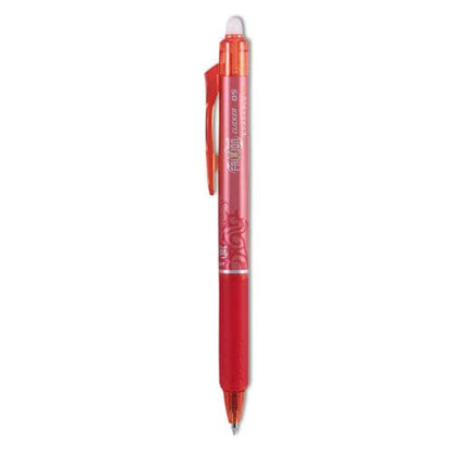 Pilot Frixion Clicker Erasable Gel Pen Retractable Extra-fine 0.5 Mm Red Ink Red Barrel Dozen - School Supplies - Pilot®