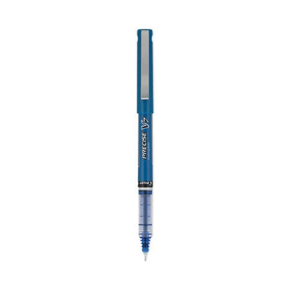 Pilot Precise V7 Roller Ball Pen Stick Fine 0.7 Mm Blue Ink Blue Barrel Dozen - School Supplies - Pilot®