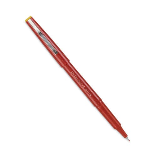 Pilot Razor Point Fine Line Porous Point Pen Stick Extra-fine 0.3 Mm Red Ink Red Barrel Dozen - School Supplies - Pilot®